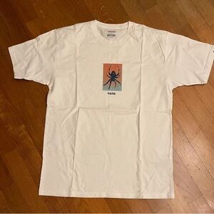 Vans White Tee with Spider Graphic